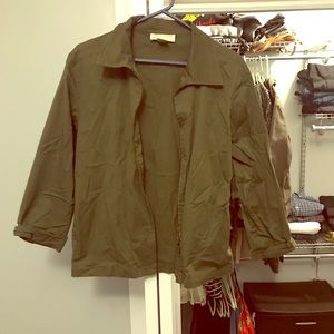 Army green blazer